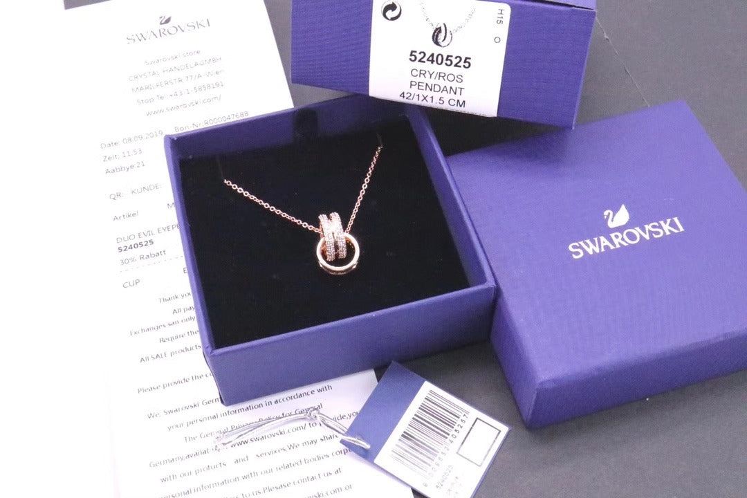 Swarovski Gold Crystal Necklace