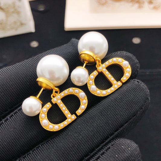 Dior Brass Earrings