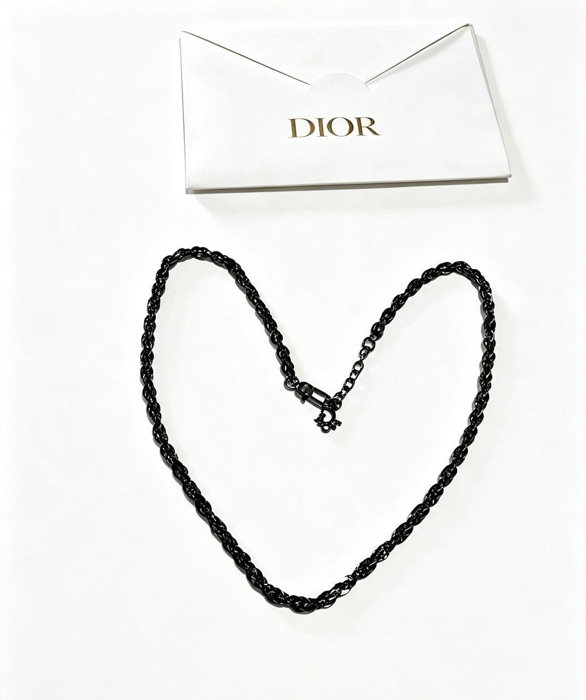 Dior Sterling Silver Chain Necklace
