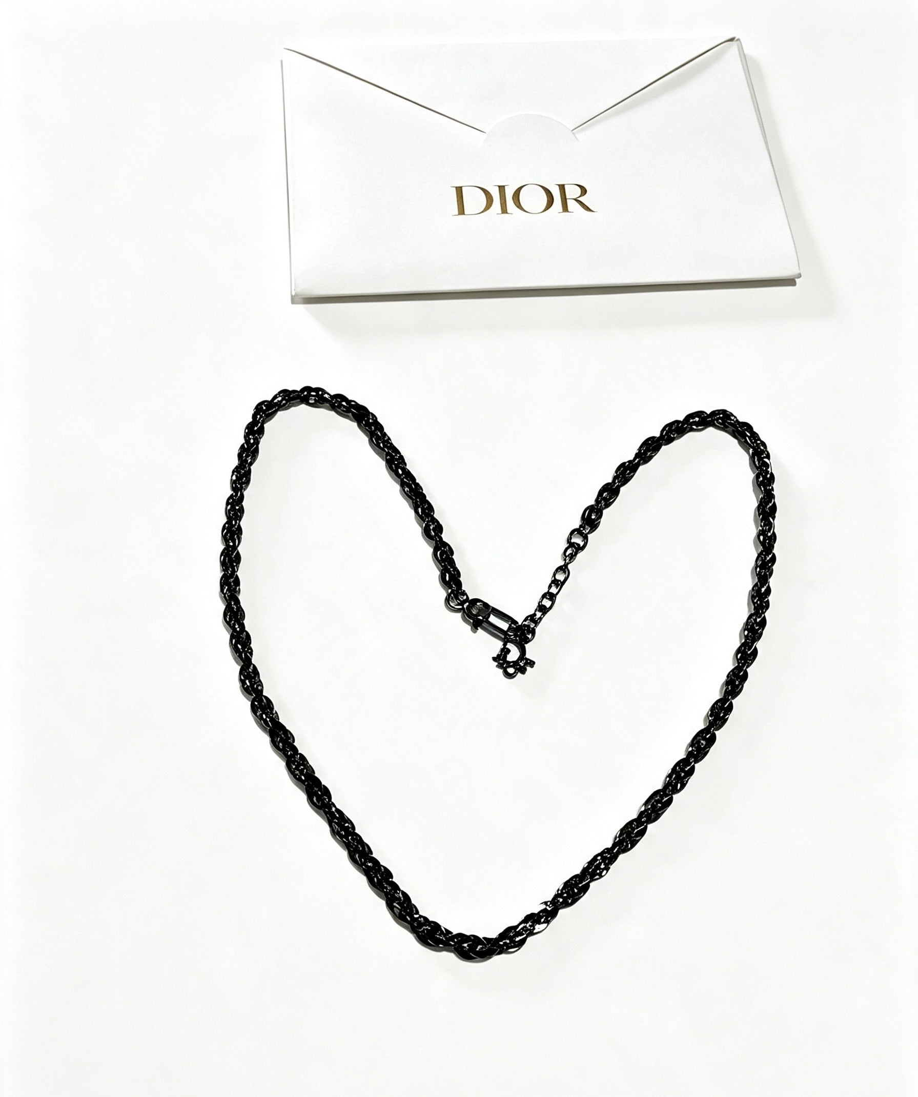 Dior Sterling Silver Chain Necklace