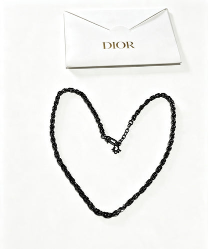 Dior Sterling Silver Chain Necklace
