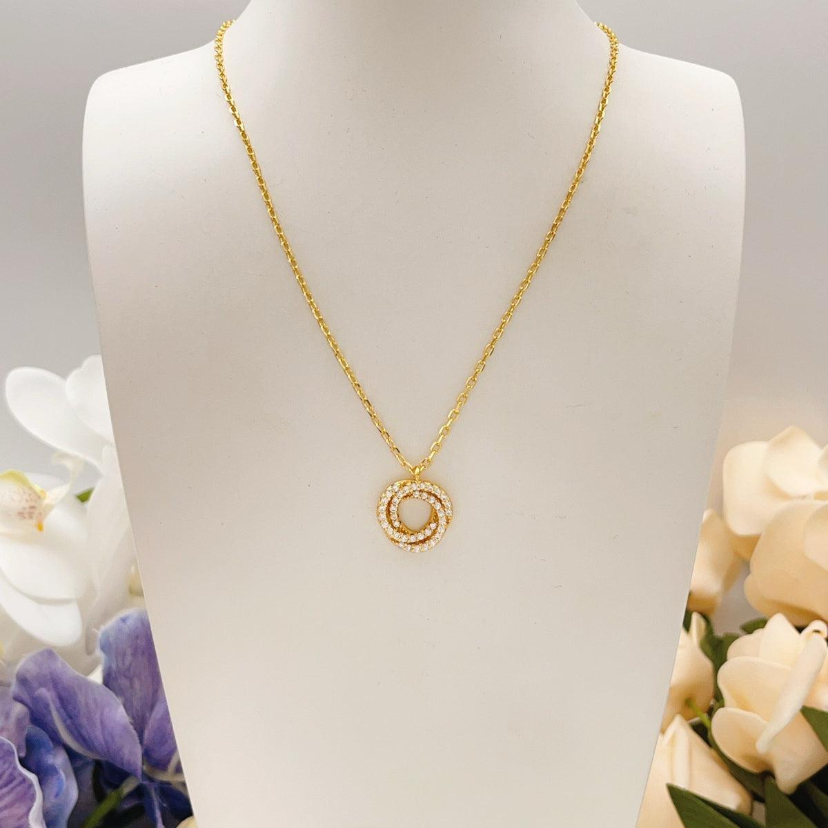 Cartier Gold Brass Necklace