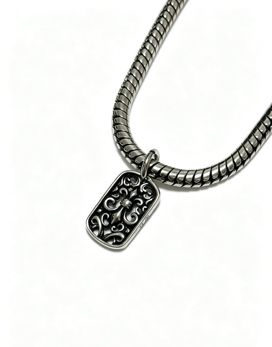 Chrome Hearts Sterling Silver Cross Bracelet