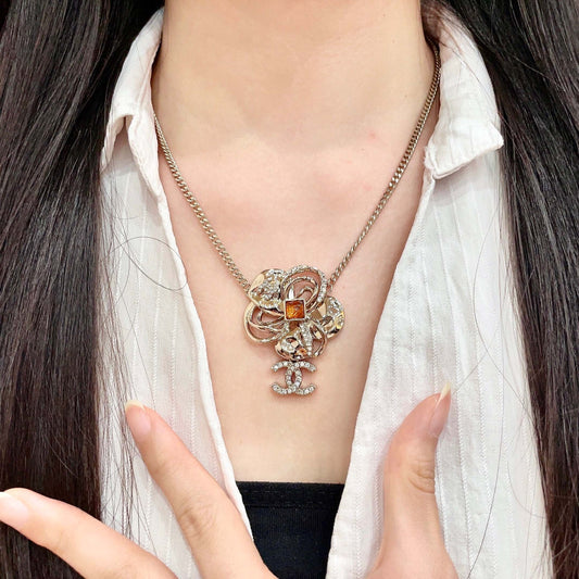 Chanel Logo Necklace