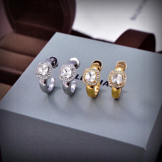 Balenciaga Brass Earrings