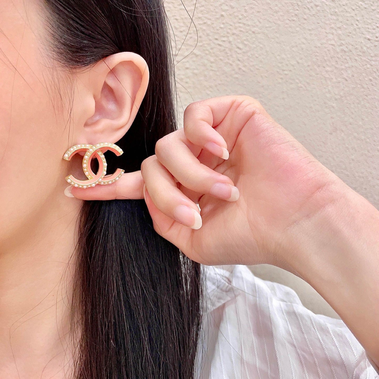Chanel Pearl Earrings