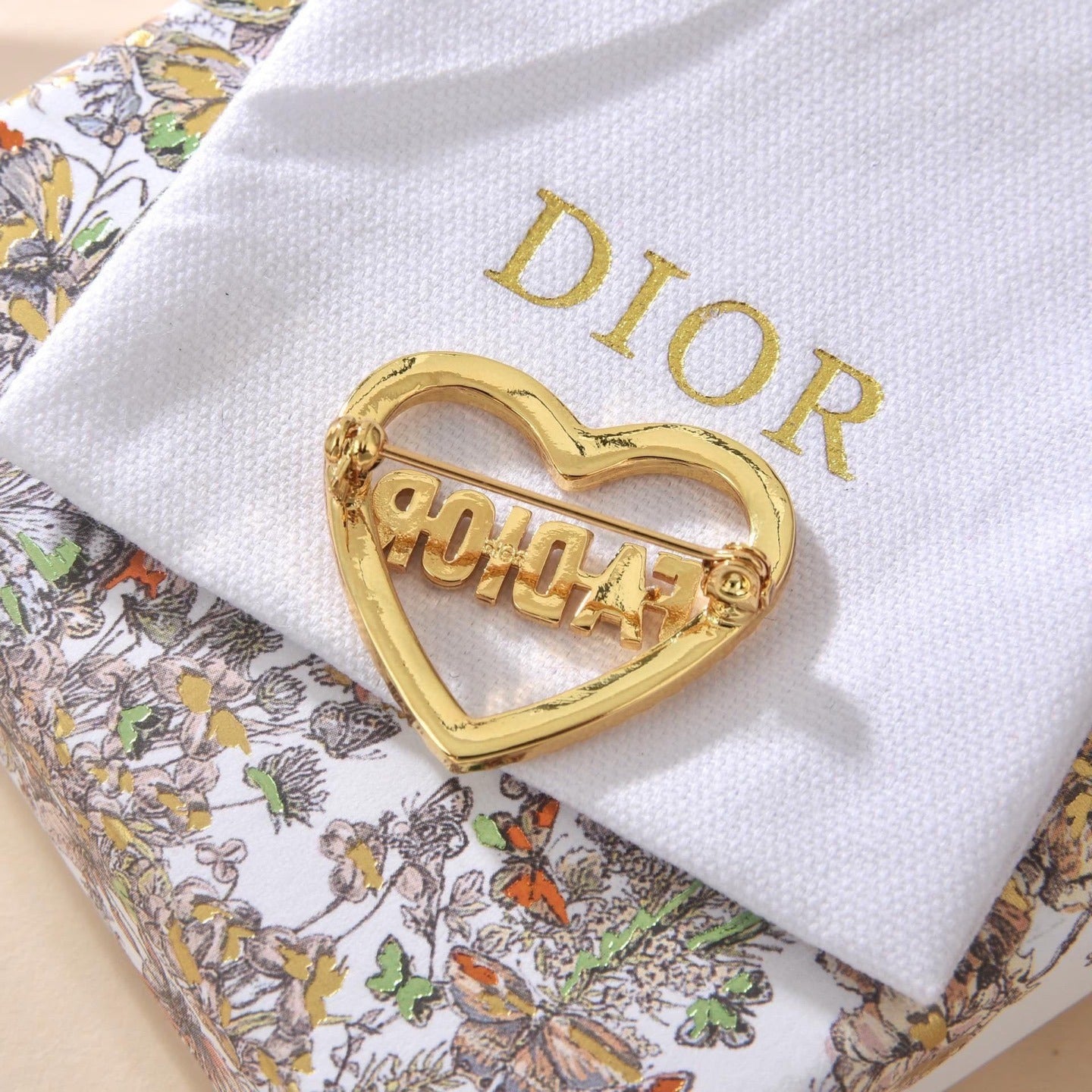 Dior Logo Brooch