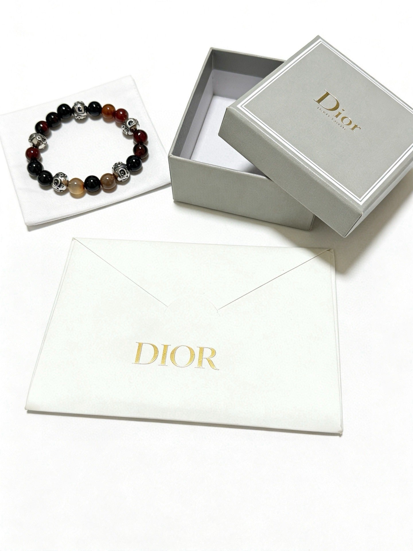 Dior Sterling Silver Vintage-Finish Bracelet