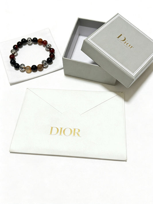 Dior Sterling Silver Vintage-Finish Bracelet