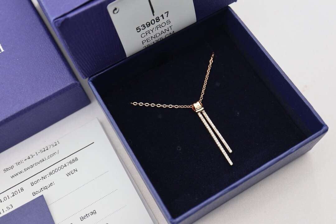 Swarovski Gold Crystal Necklace