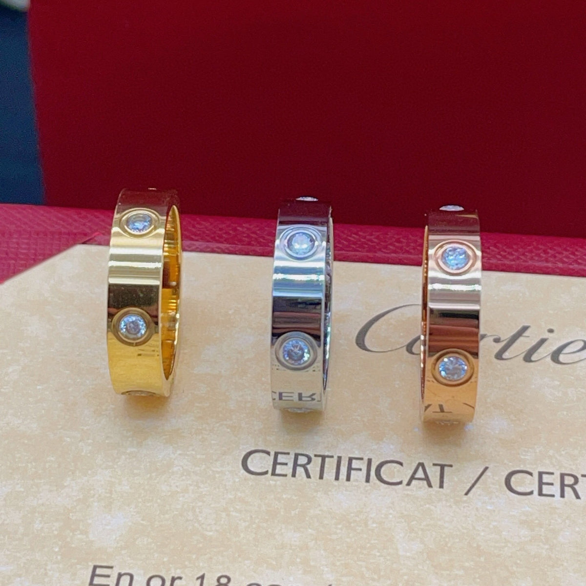 Cartier Silver Brass Ring