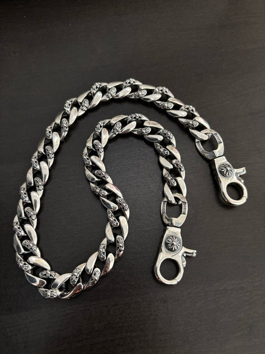 Chrome Hearts Vintage-Finish Keychain