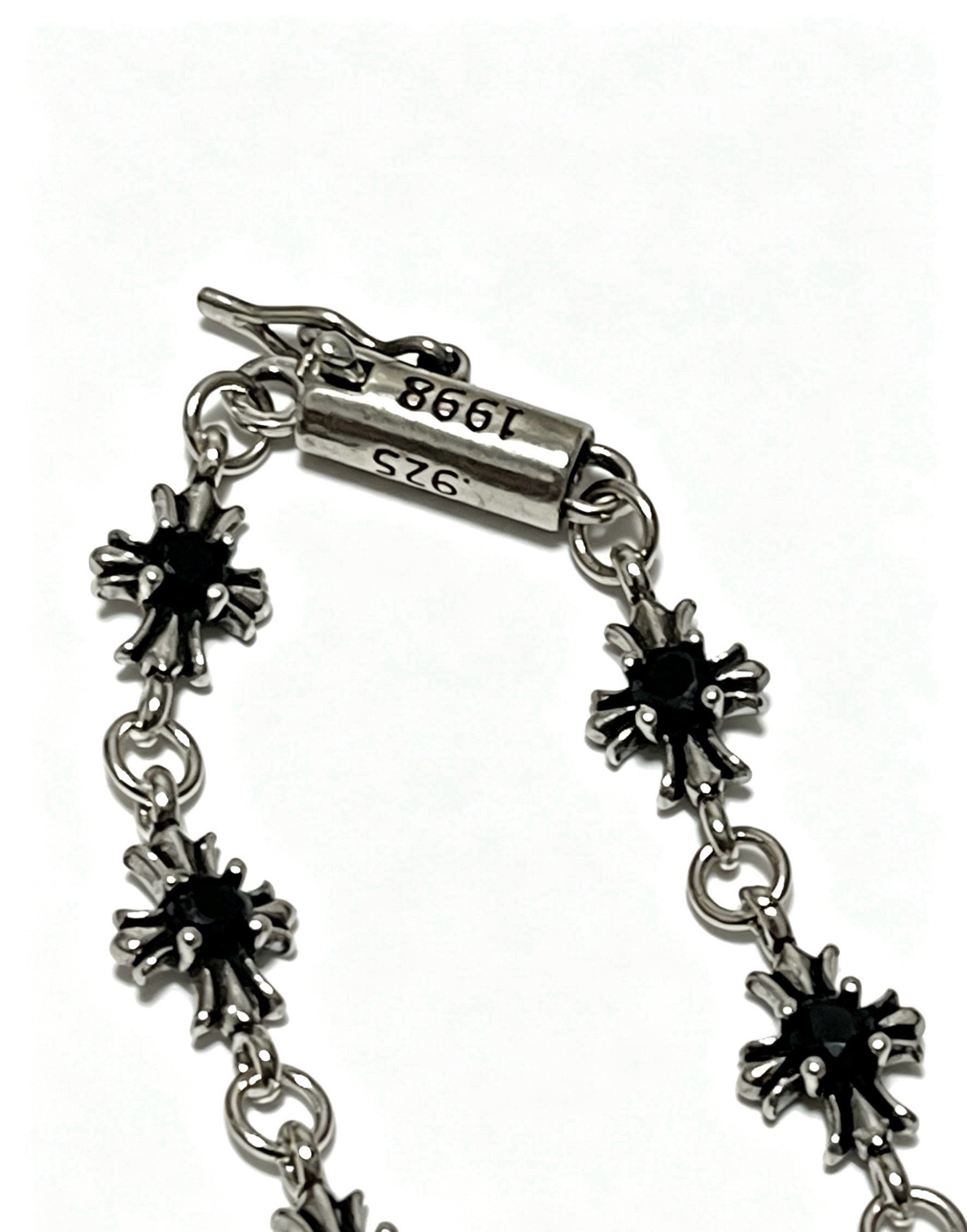 Chrome Hearts Sterling Silver Cross Necklace