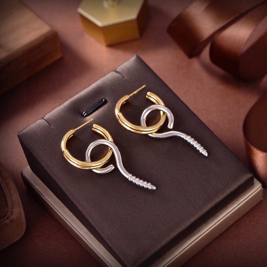 Balenciaga Brass Earrings