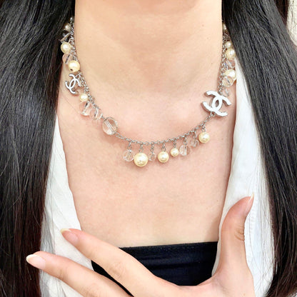 Chanel Logo Necklace