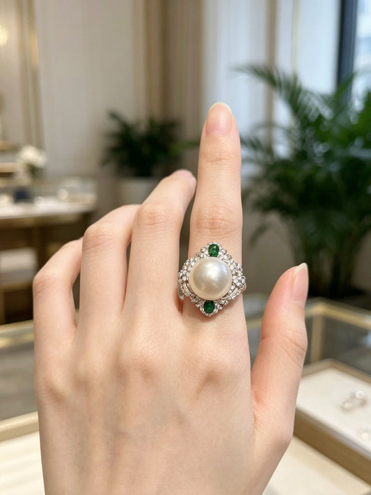 Swarovski Pearl Ring