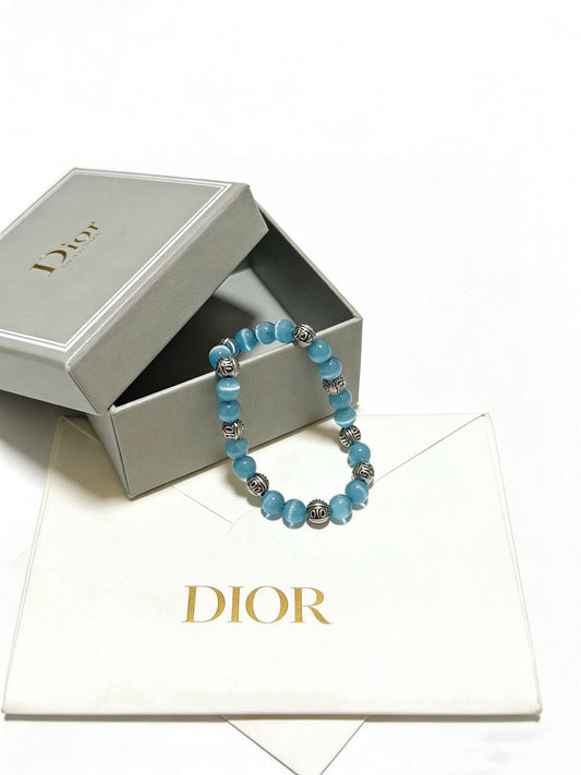 Dior Sterling Silver Vintage-Finish Bracelet