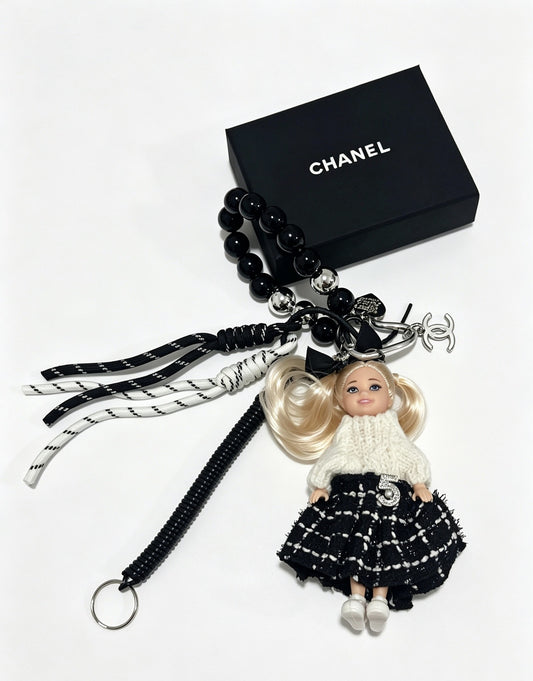 Chanel Vintage-Finish Keychain