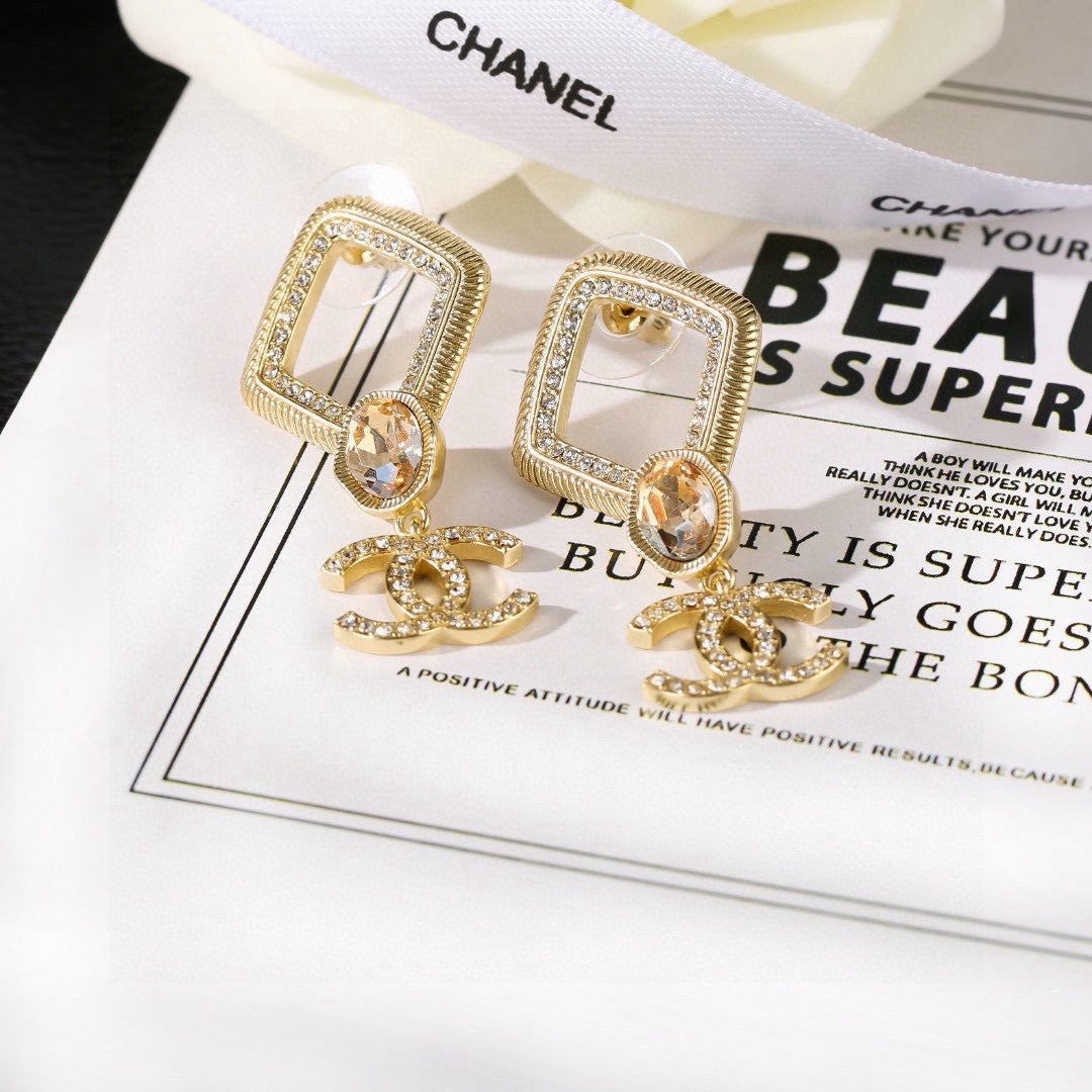 Chanel Brass Earrings