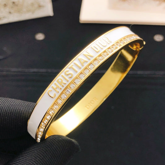 Dior White Brass Bracelet