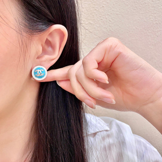 Chanel Logo Earrings