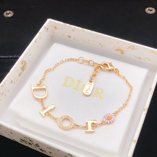 Dior Brass Logo Bracelet