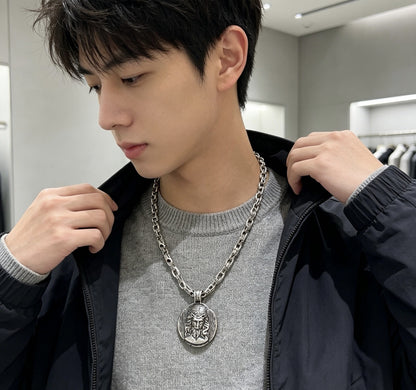 Balenciaga Vintage-Finish Necklace