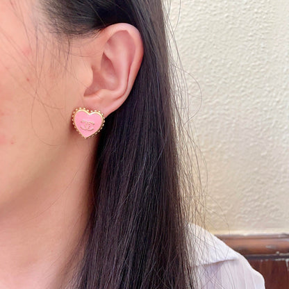 Chanel Heart Earrings