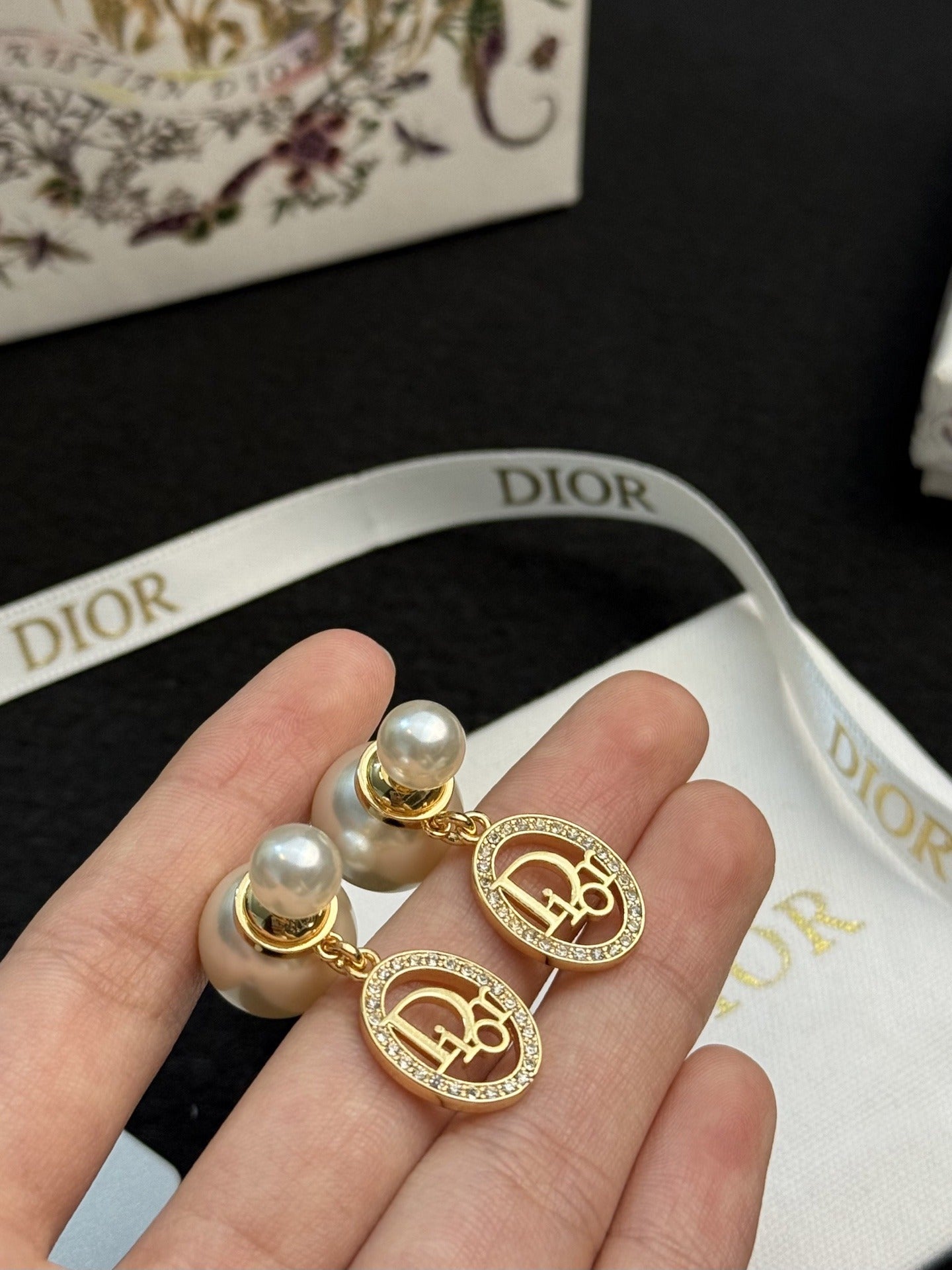 Dior Pearl Earrings