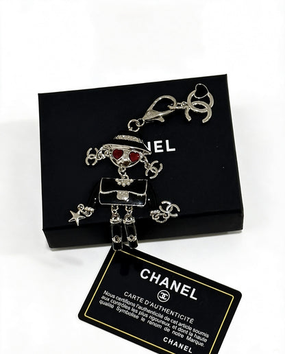 Chanel Vintage-Finish Keychain