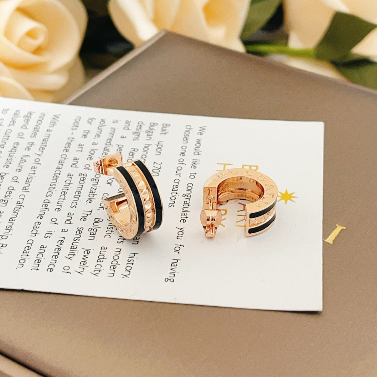 Bvlgari Brass Earrings