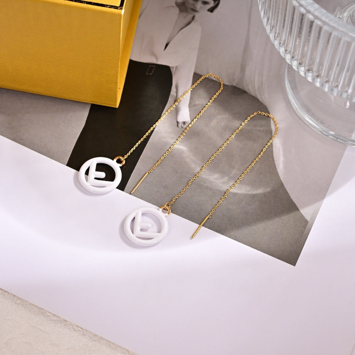 Fendi Logo Earrings