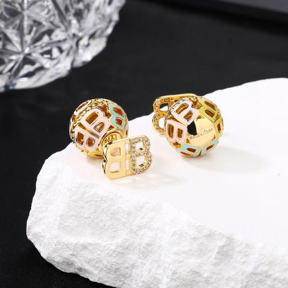 Balenciaga Brass Earrings