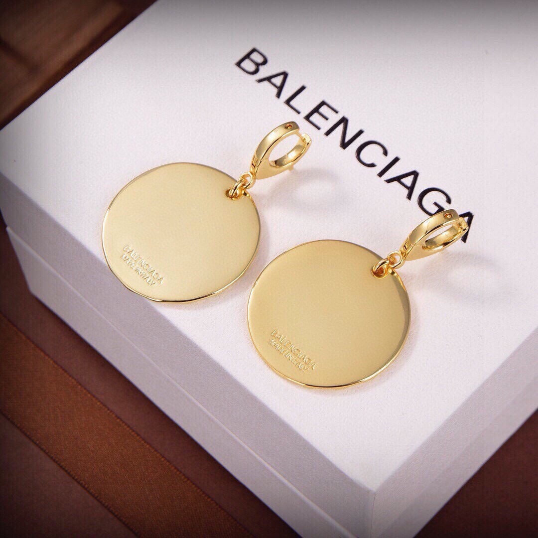 Balenciaga Brass Earrings