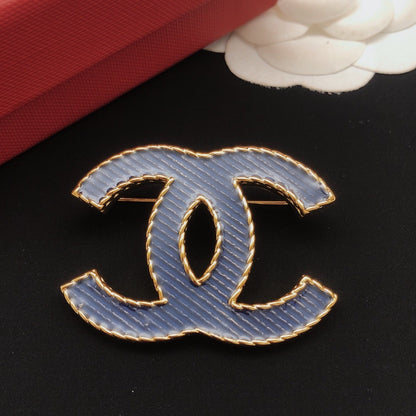 Chanel Brass Brooch