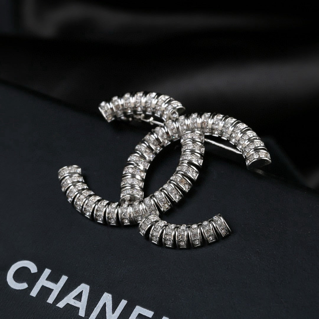 Chanel Brass Brooch