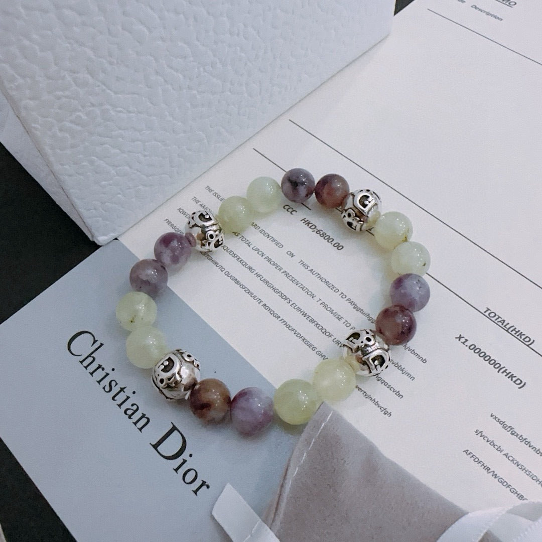 Dior Sterling Silver Vintage-Finish Bracelet