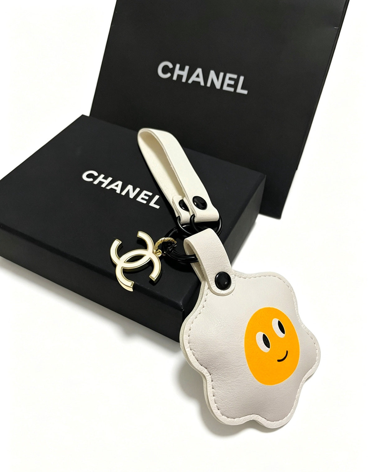 Chanel Vintage-Finish Keychain