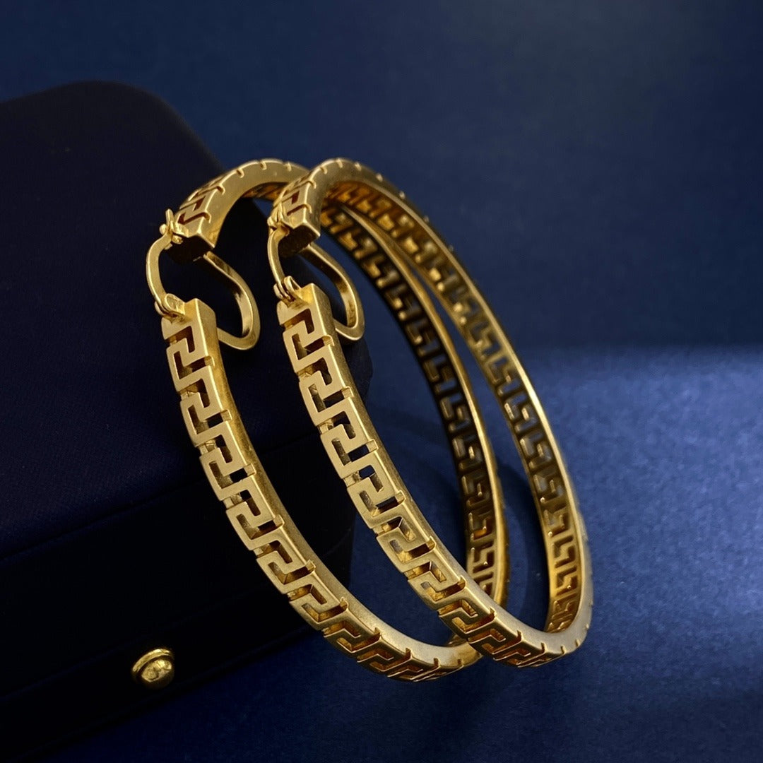 Versace Brass Earrings