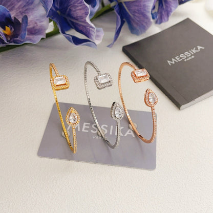 Messika Gold Brass Pave Bracelet