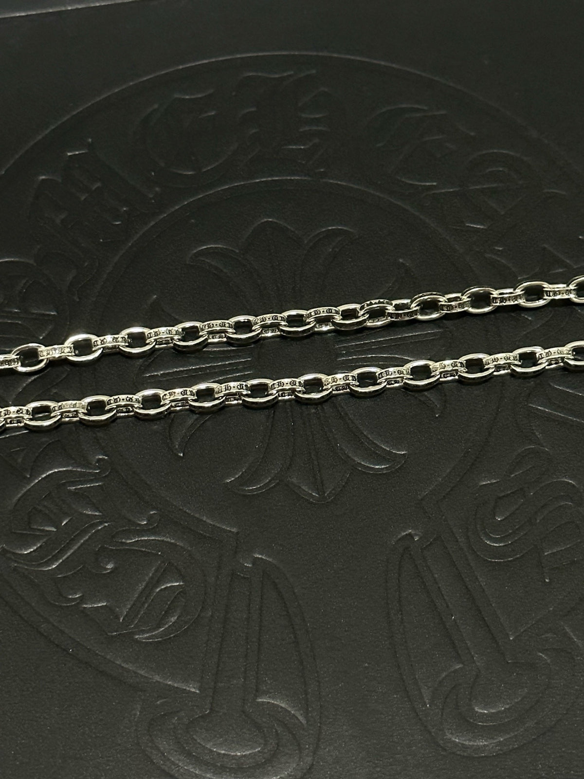 Chrome Hearts Sterling Silver Cross Necklace