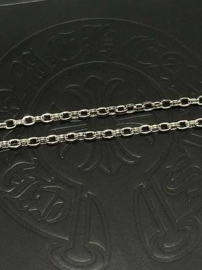 Chrome Hearts Sterling Silver Cross Necklace