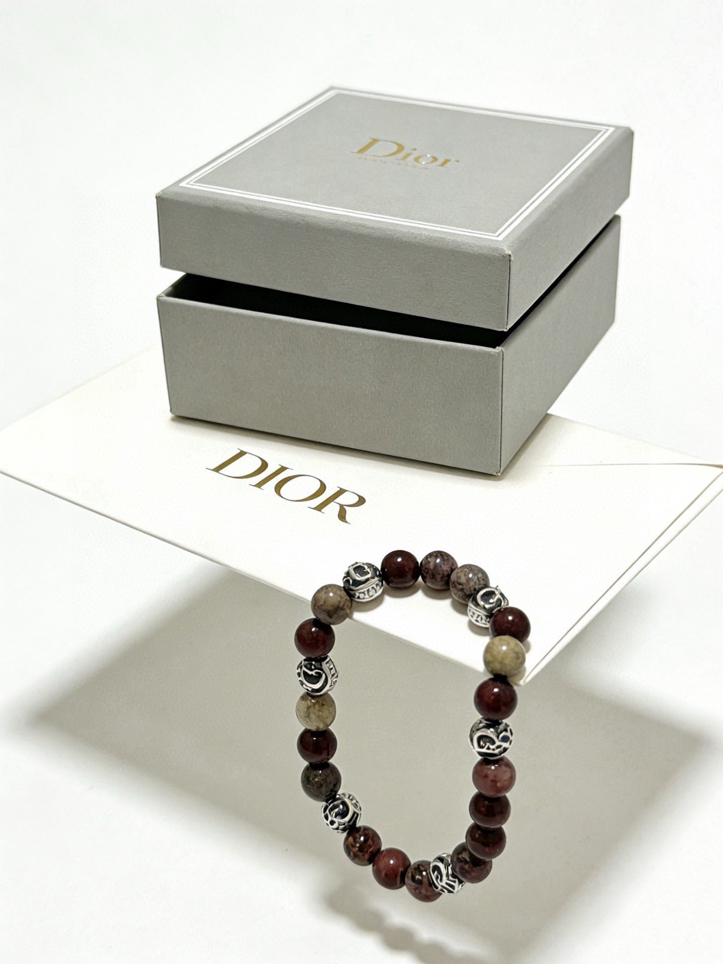 Dior Sterling Silver Vintage-Finish Bracelet