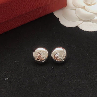 Loewe Brass Round Earrings