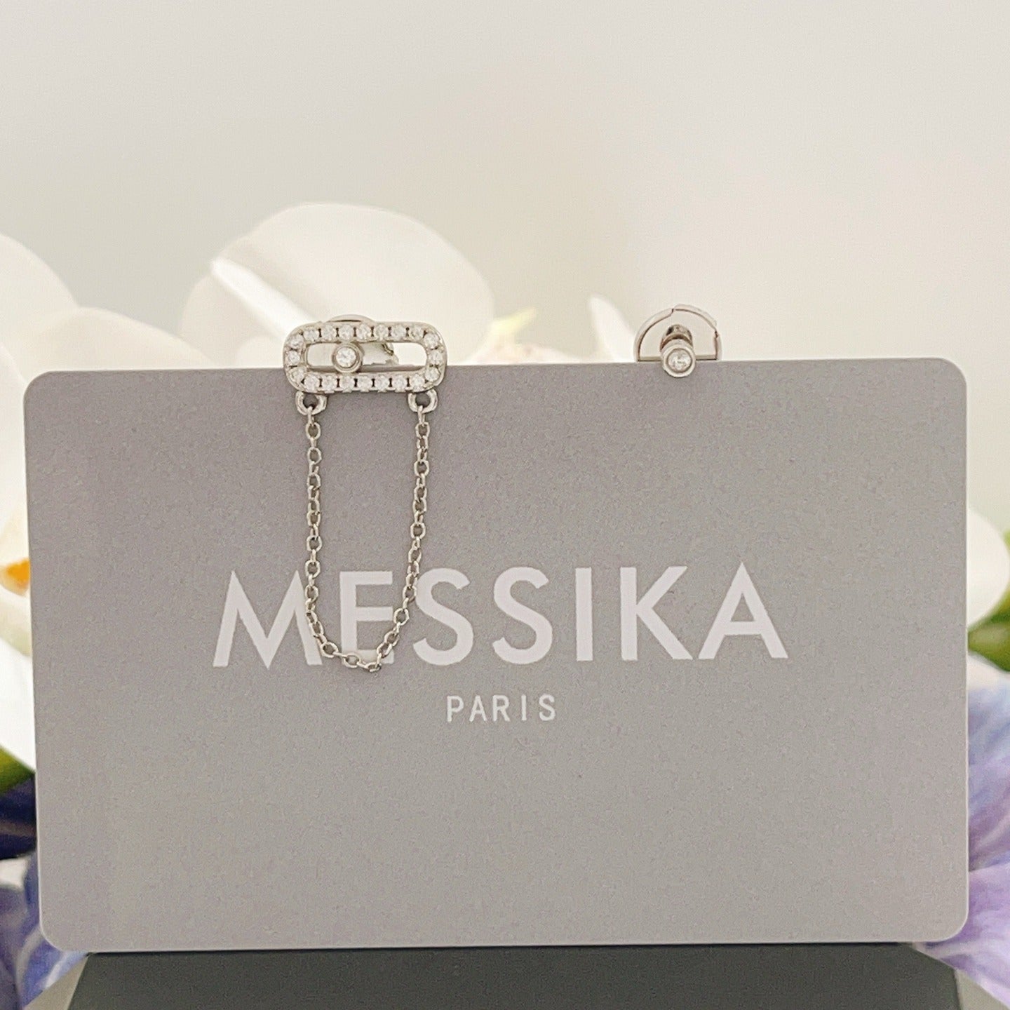Messika Silver Brass Tassel Earrings