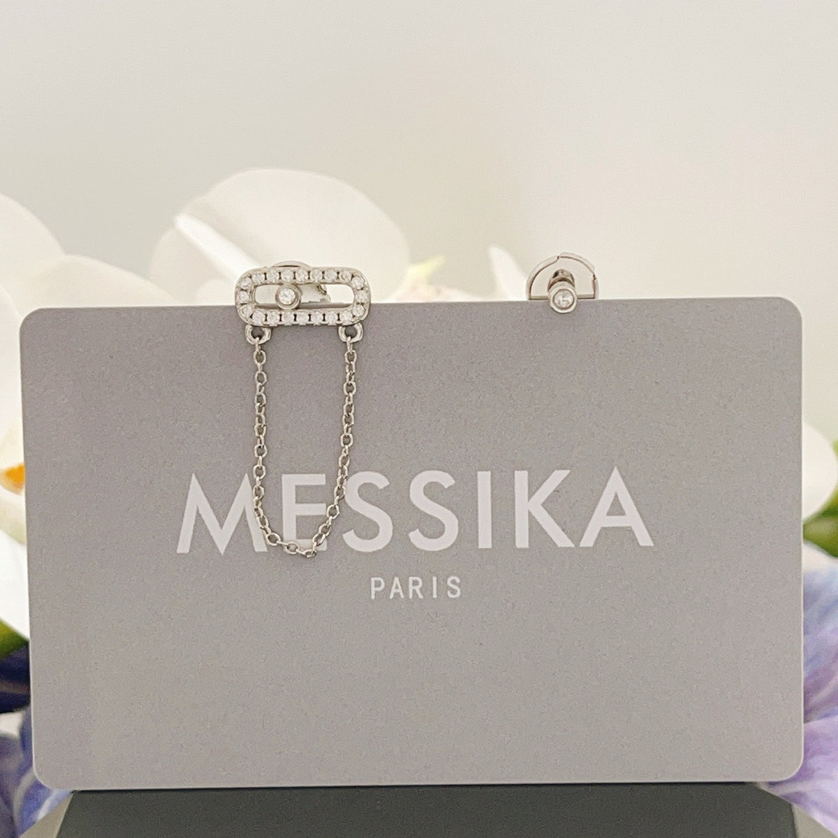 Messika Silver Brass Tassel Earrings