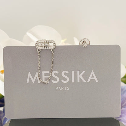 Messika Silver Brass Tassel Earrings