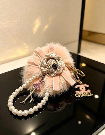 Chanel Vintage-Finish Keychain