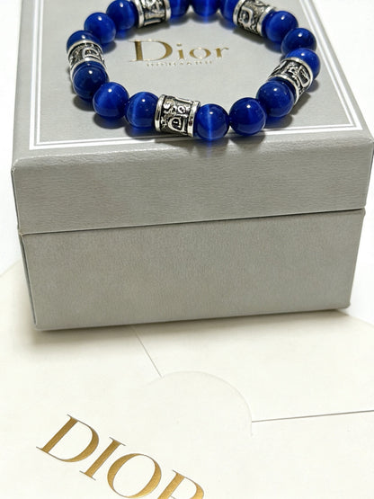 Dior Sterling Silver Vintage-Finish Bracelet