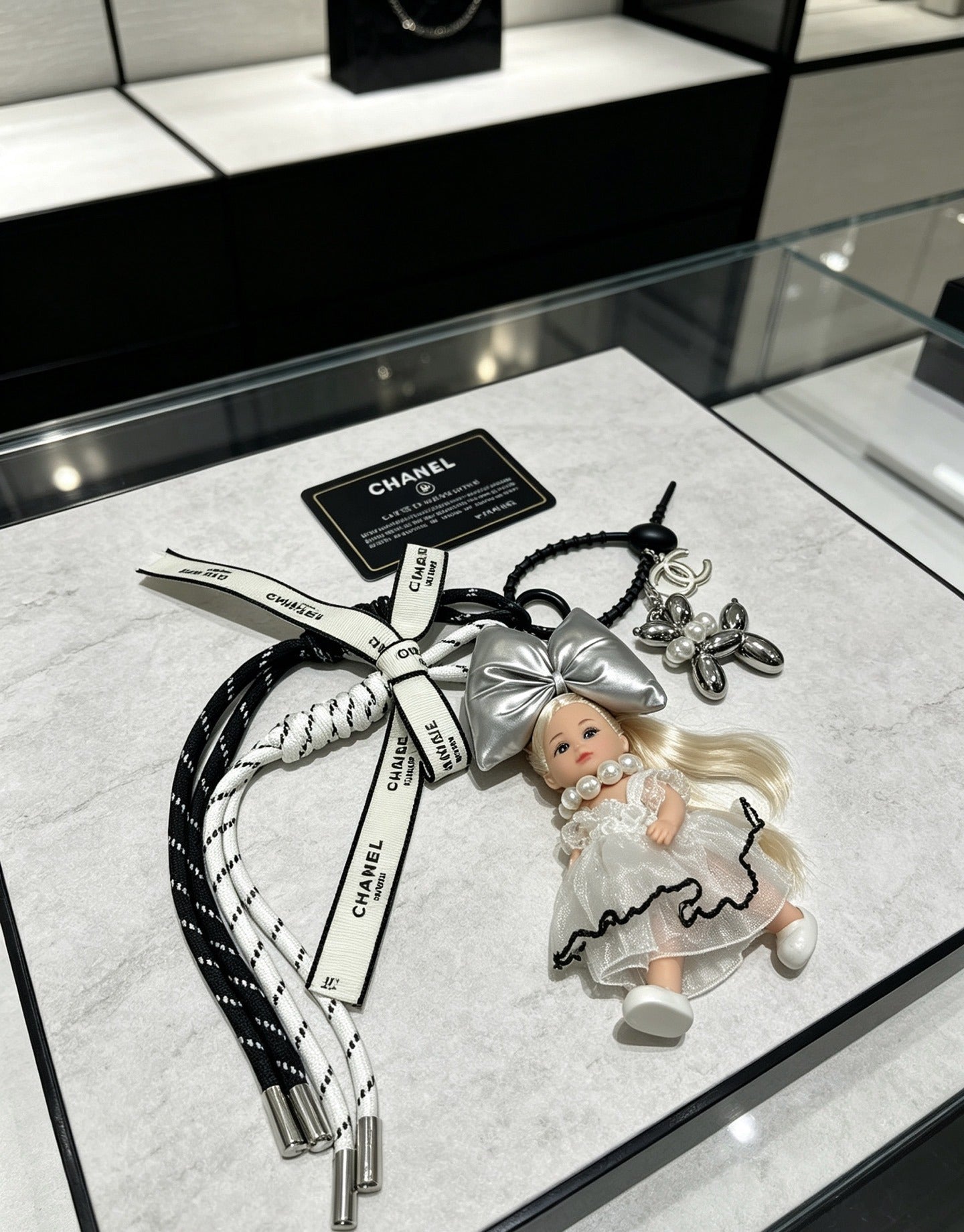 Chanel Vintage-Finish Keychain